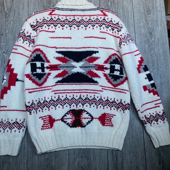 RALPH LAUREN Blue Label Vintage Hand Knit Sweater - Picture 4 of 7